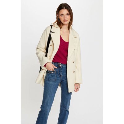 Manteau droit boutonné MORGAN