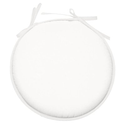 Galette de chaise ronde Unie Pop color EDEN
