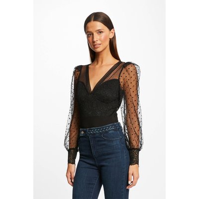 Body manches longues en plumetis MORGAN