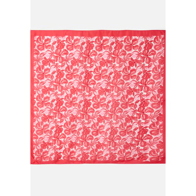 Foulard fleuri pure soie DAMART
