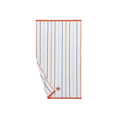 Drap de bain coton Roland Garros RG2025 CARRE BLANC
