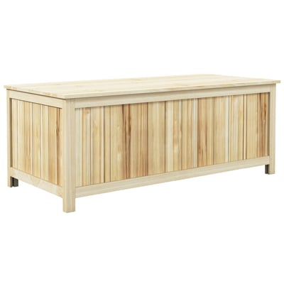 Coffre de rangement d'extérieur Bois de sapin OUTSUNNY