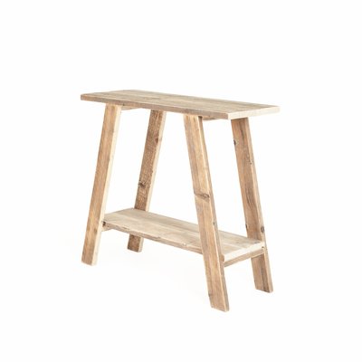Console pin massif naturel 80x90x38 cm - MICHÈLE HANNUN