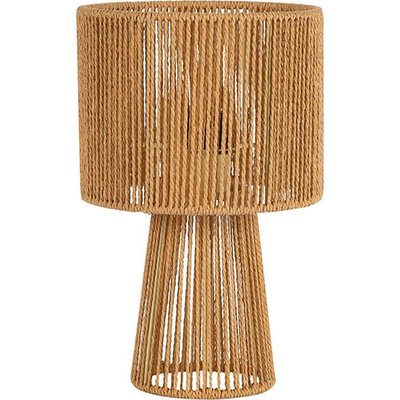 Lampe de chevet en corde de papier style naturel RECOLLECTION
