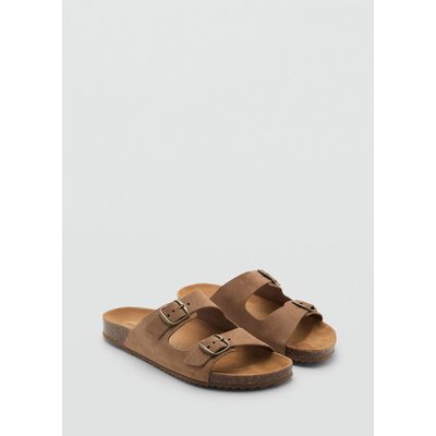 Sandales boucles cuir MANGO TEEN