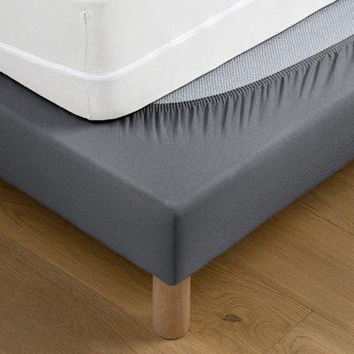 Cache sommier jersey 100% coton antiacarien H30cm LA REDOUTE INTERIEURS