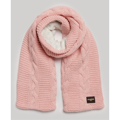 Écharpe en maille torsadée SUPERDRY