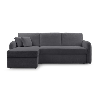 Canapé d'Angle Convertible en Tissu bouclette 4 places - POCATELLO LISA DESIGN