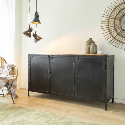 Buffet en métal  LÉONARD MADE IN MEUBLES 