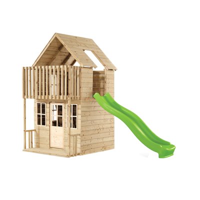 Maisonnette cabane avec toboggan LOFT TP TOYS
