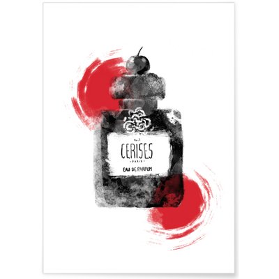 Affiche Eau de parfum Cerise L'AFFICHERIE
