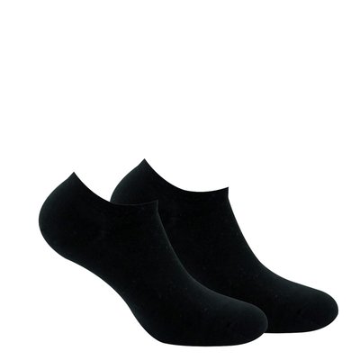 Lot de 2 paires de chaussettes invisibles en pur coton KINDY