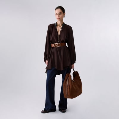 Robe courte en georgette LIU JO