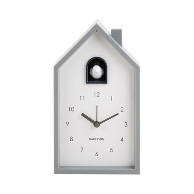 Réveil en plastique avec coucou- ALARM MODERN CUCKOO KARLSSON