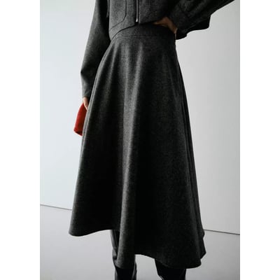 Jupe midi évasée MANGO