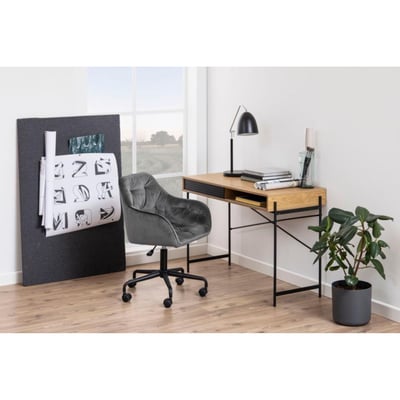 Bureau contemporain avec rangement et pieds métal - MAEL HELLIN, DEPUIS 1862