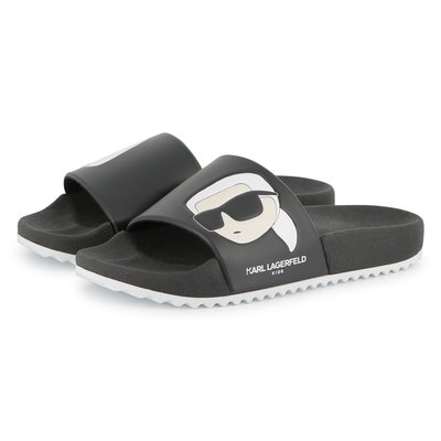 Claquettes à motif KARL LAGERFELD KIDS