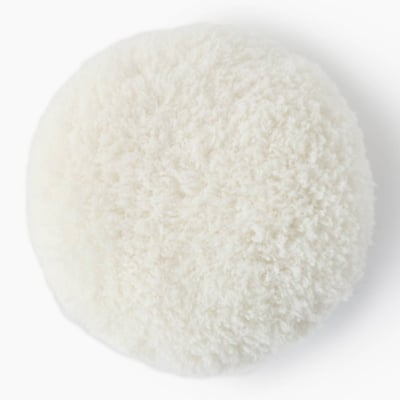 Coussin rond, 40cm de diamètre, 100% polyester recyclé MONOPRIX