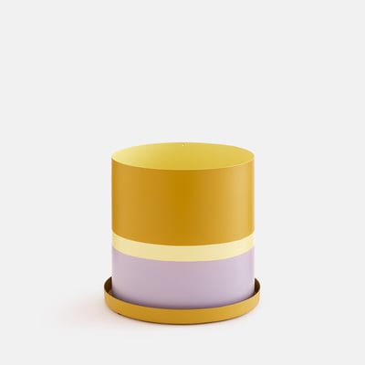 Cache-pot en métal fer peint, diamètre 16 cm, PALAVAS LA REDOUTE INTERIEURS