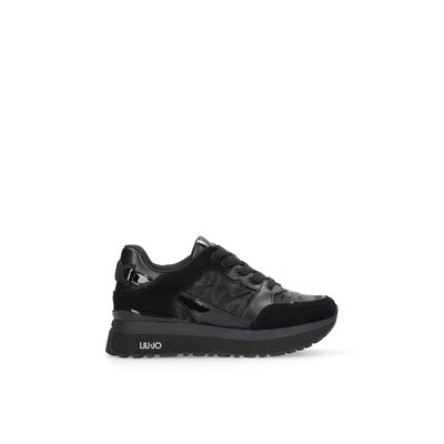 Sneakers à plateforme en cuir LIU JO