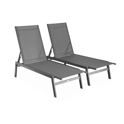 Transat acier multi positions (lot de 2) FLORA SWEEEK
