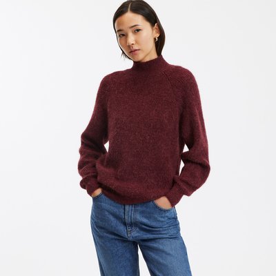 Col roulé bordeaux femme sale