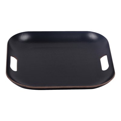 Plateau Carré En Bois - 39 Cm - Noir TABLE PASSION