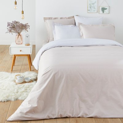 Housse de couette coton bicolore SO'HOME