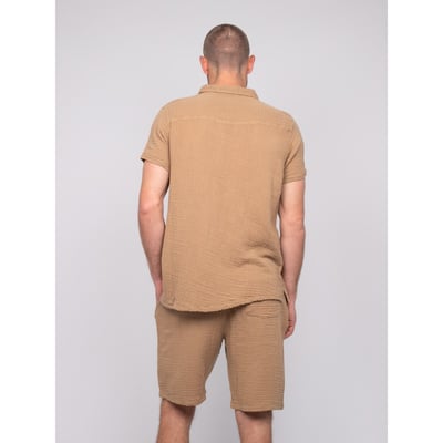 Chemise Manches Courtes Coton Doumaki RITCHIE
