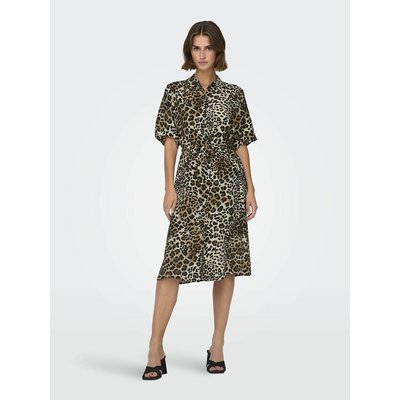 Vestido midi, mangas curtas JDY