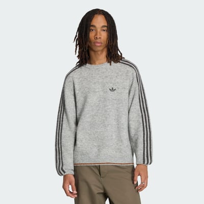 Sweat-Shirt Ras-Du-Cou Maille Pelucheuse 3 Bandes adidas Originals