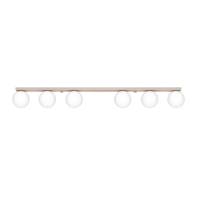 Plafonnier Acier Taupe G9 6 Yoli EDEN
