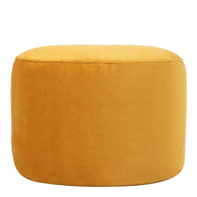 Pouf repose-pieds rond velours - MILANO ICON