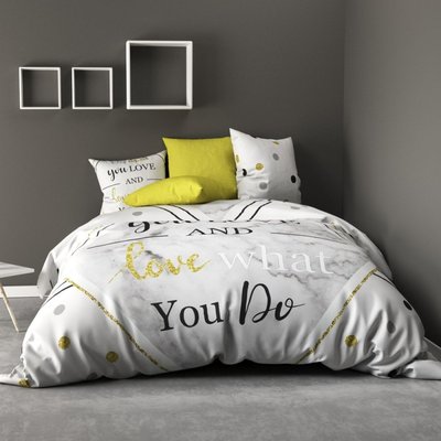 Housse de couette  WHAT  coton DECORATIE