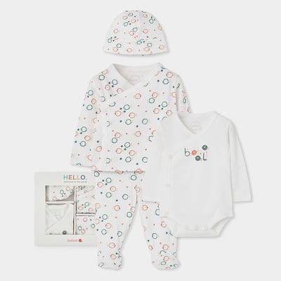 Ensemble bébé à imprimé poissons BOBOLI