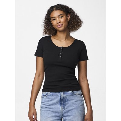 T-shirt boutonné PIECES