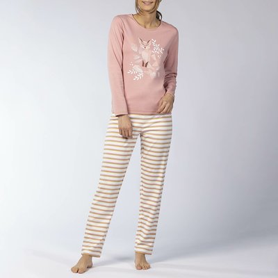 Pyjama Ceramic mit langen Ärmeln, Baumwolle MELISSA BROWN