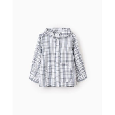 Chemise à Carreaux et Capuche ZIPPY