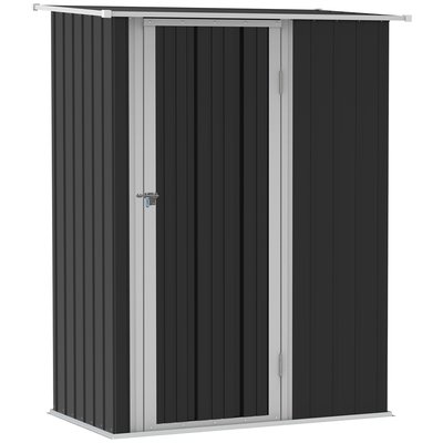 Abri de jardin porte verrouillable tôle d'acier OUTSUNNY