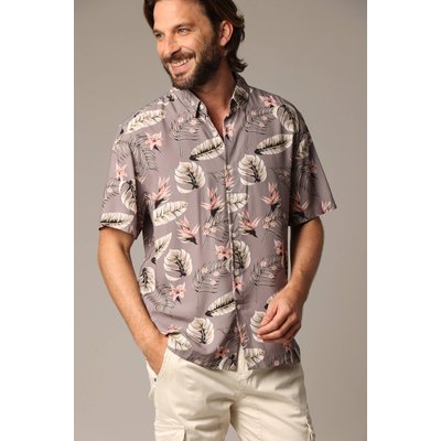 Chemise homme tropicale et décontractée en viscose SAHEL DEELUXE