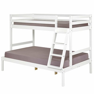 Pack lit superposé avec 2 matelas Bois massif  JULIAN AKITEN RETAIL