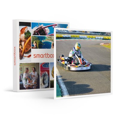 Session de pilotage au volant d'un Fun Kart LR5 pour 2 enfants - SMARTBOX - Coffret Cadeau Sport et Aventure SMARTBOX