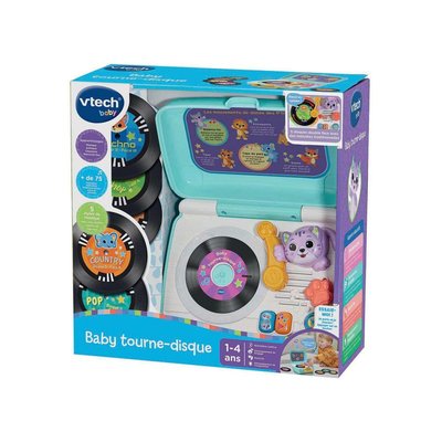 Mon Baby tourne-disque avec disques VTECH