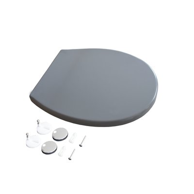 Abattant WC gris en duroplast, EASY SENSEA