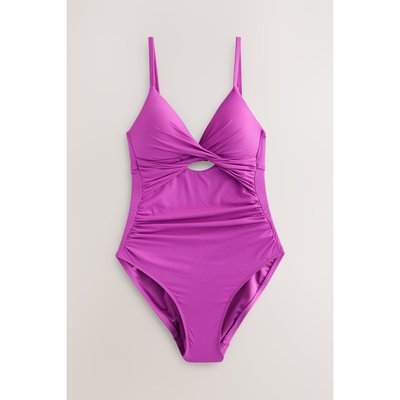Maillot de bain effet ventre plat ajouré NEXT