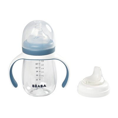 Biberon d'apprentissage 2 en 1 210 ml BEABA
