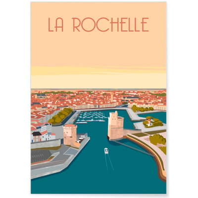 Affiche ville La Rochelle 4 L'AFFICHERIE