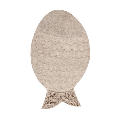 Tapis Rond en coton poisson THE SEA LORENA CANALS