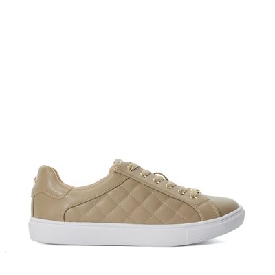 Baskets matelassées à lacets et logo - ELLENORA DUNE LONDON