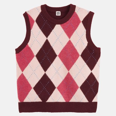 Pull sans manches à losanges argyle LA REDOUTE COLLECTIONS